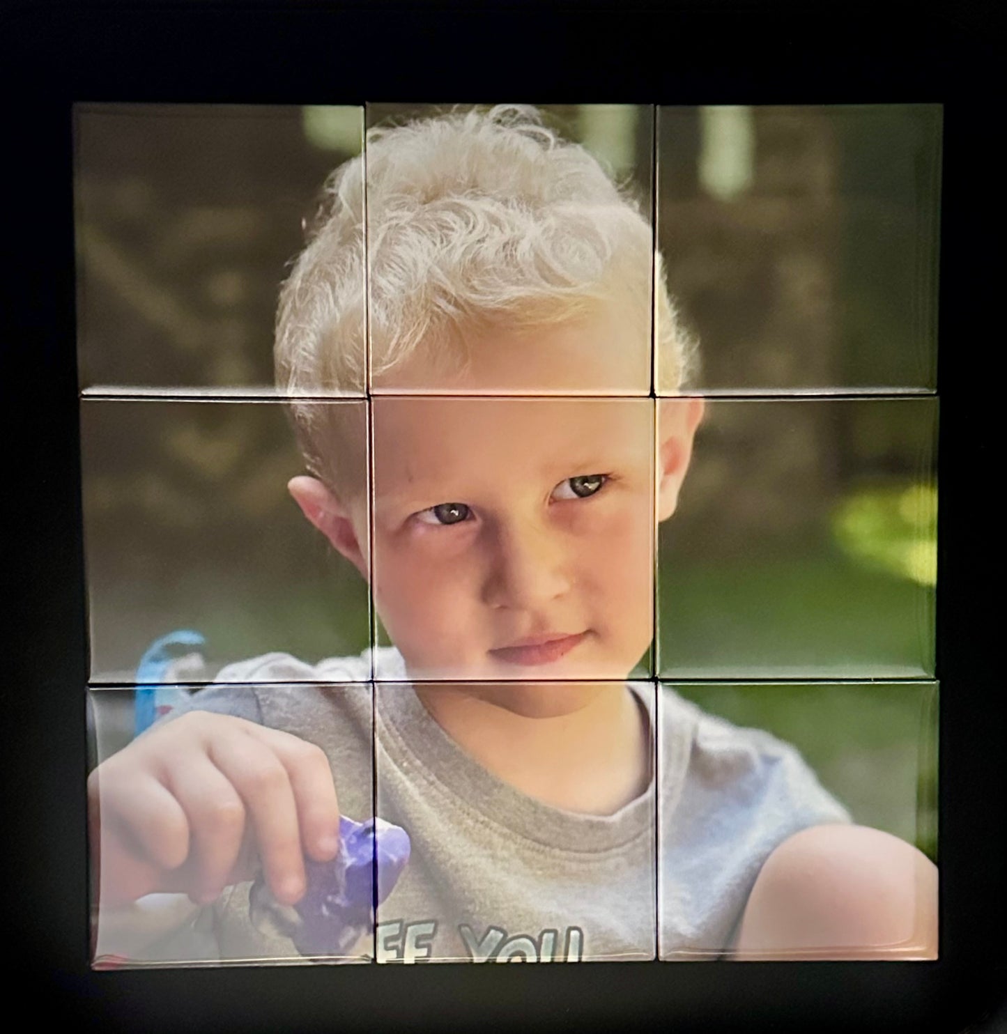 9 piece puzzle magnet