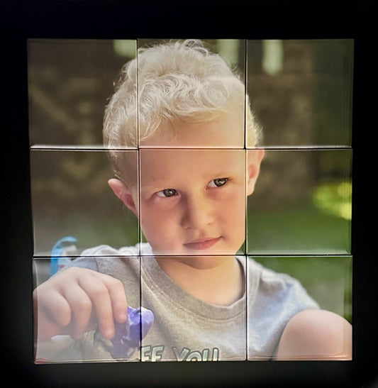 9 piece puzzle magnet